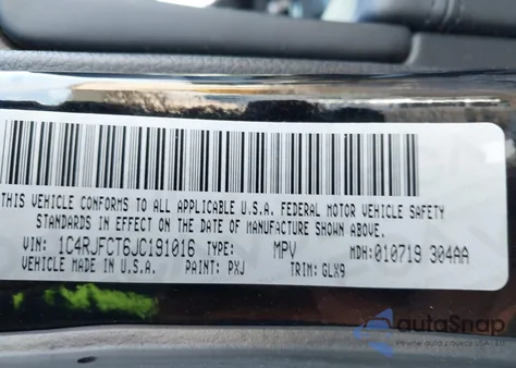 2018 Jeep Grand Cherokee Overland 4X4 from USA, damaged, VIN 1C4RJFCT6JC191016